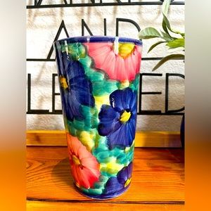 Hand Painted Ceramic Vase